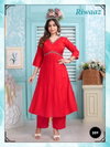 Riwaaz Beauty Rayon Plain Embroidery Kurtis Wholesale Price In Surat
